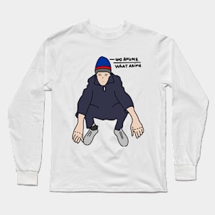 Russian Anime Gopnik Long Sleeve T-Shirt